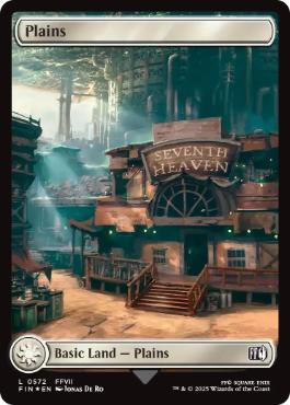 サージ・Foil】(572)□フルアート□《平地/Plains》[FIN] 土地 | 日本