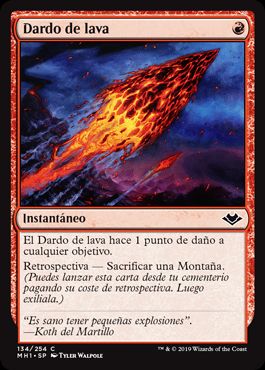134)《溶岩の投げ矢/Lava Dart》[MH1] 赤C | 日本最大級 MTG通販サイト