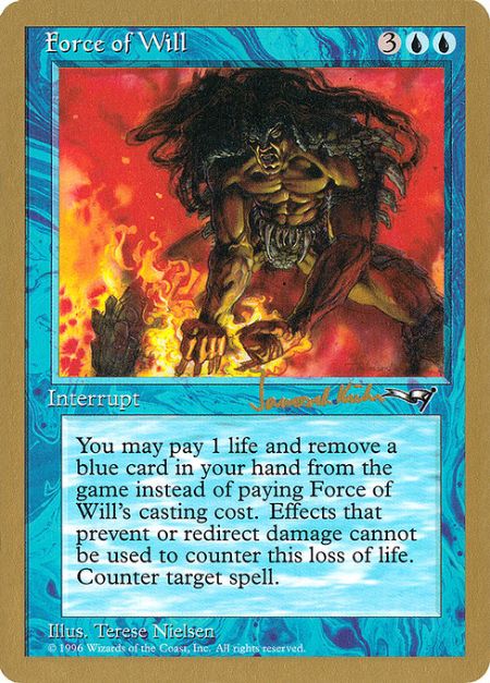 金枠】《意志の力/Force of Will》[WC97] 青 Janosch Kuhn | 日本最大