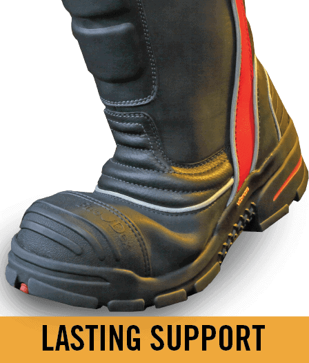 FDXL200 Red Leather Fire Boots | Fire-Dex Structural Boots
