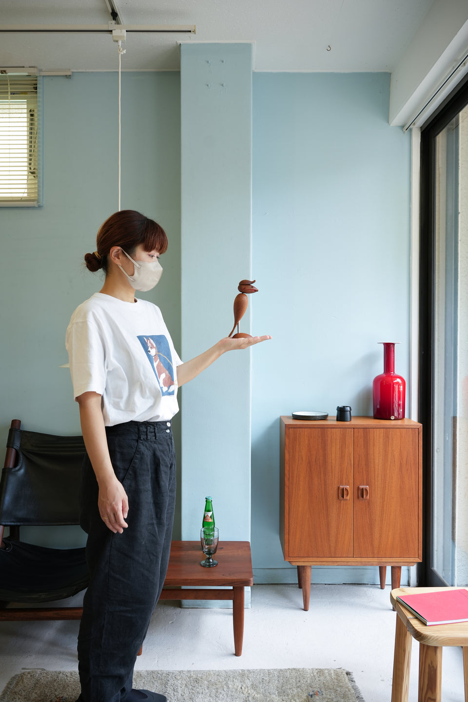 デンマークヴィンテージ チークバード ボトルオープナー 栓抜き 北欧