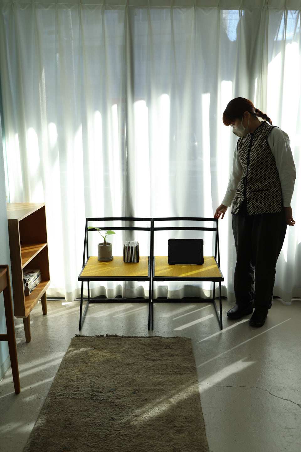 ヴィンテージ アイアンチェア ポストモダンデザイン/Vintage Iron