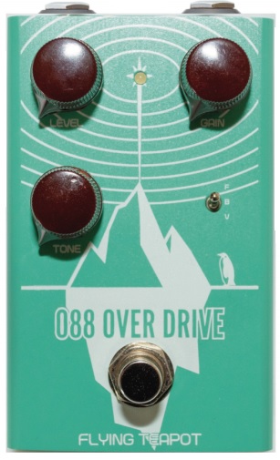 オーバードライブ】FLYING TEAPOTからTS系ペダル新製品”088 Over Drive
