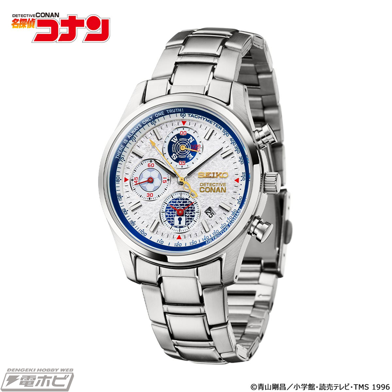 腕時計「名探偵コナン×SEIKO クロノグラフ 展示用アクリルスタンド付き