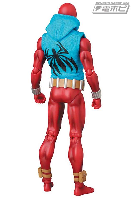スカーレット・スパイダー」の可動フィギュア「MAFEX」が衣装やベルト