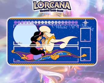 プレイマット ロルカーナ TCG - アラジンとジャスミン - 24インチ x 14