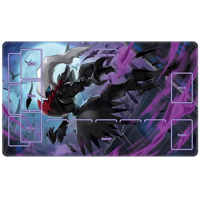 Darkrai Pokemon Playmat With Zones Trading Card Game Play Mat 600