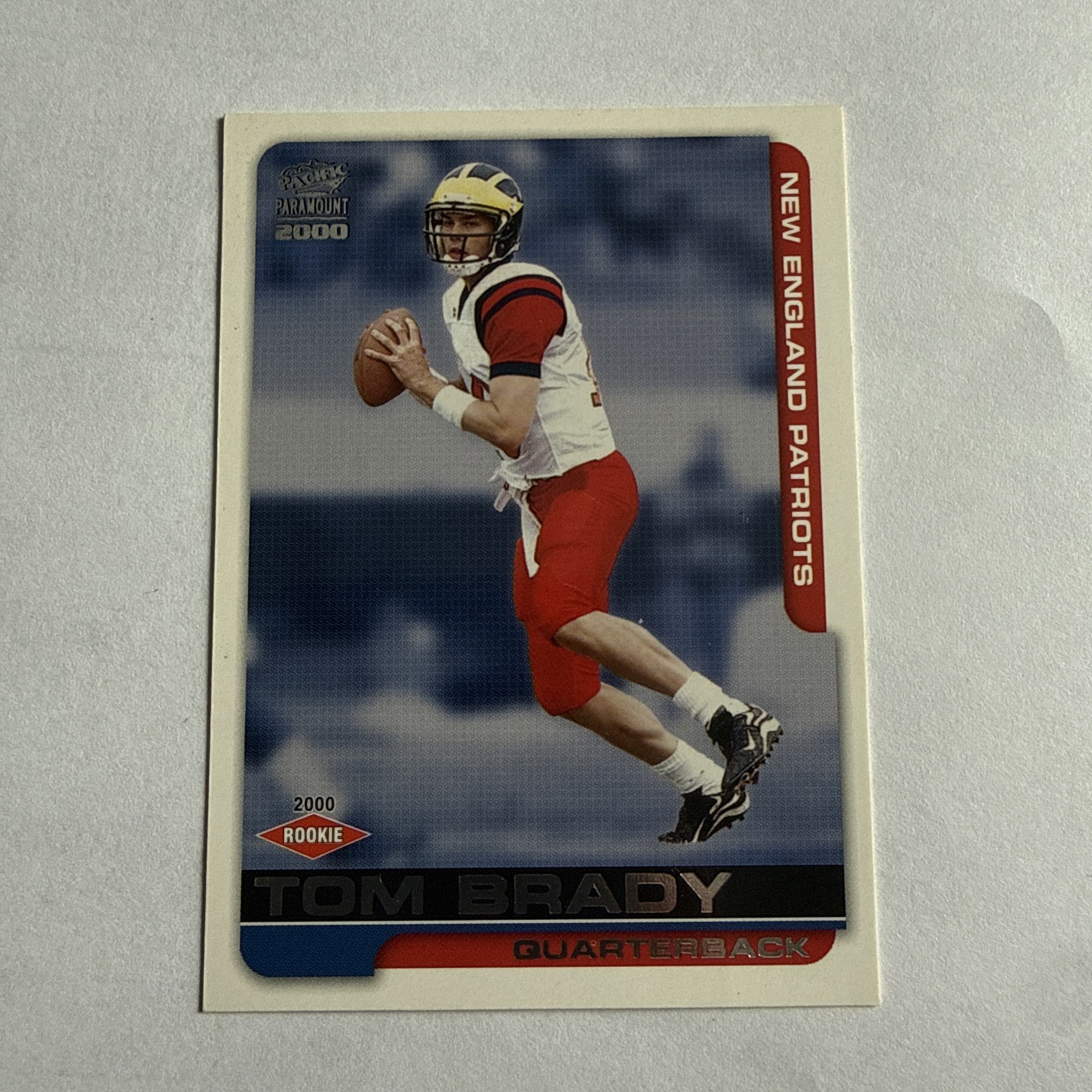 Tom Brady 2000 Pacific Paramount #138 Base Price Guide - Sports