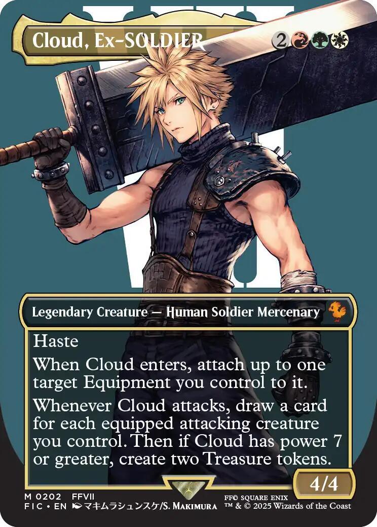 Cloud, Ex-SOLDIER (Borderless) Commander: Final Fantasy Regular