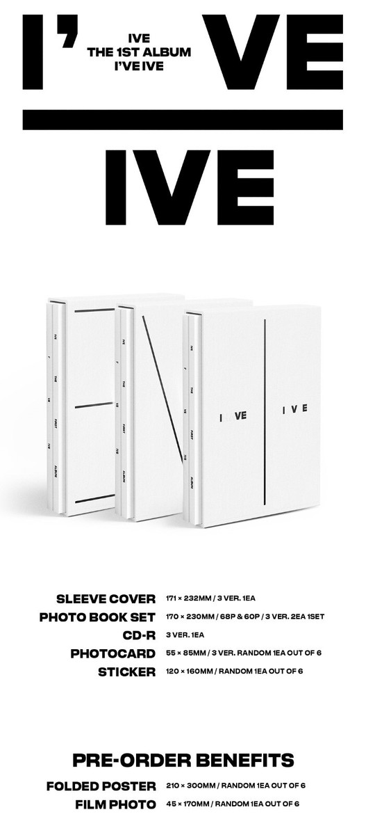 IVE - I've IVE (Vol.1) Album+Free Gift | eBay