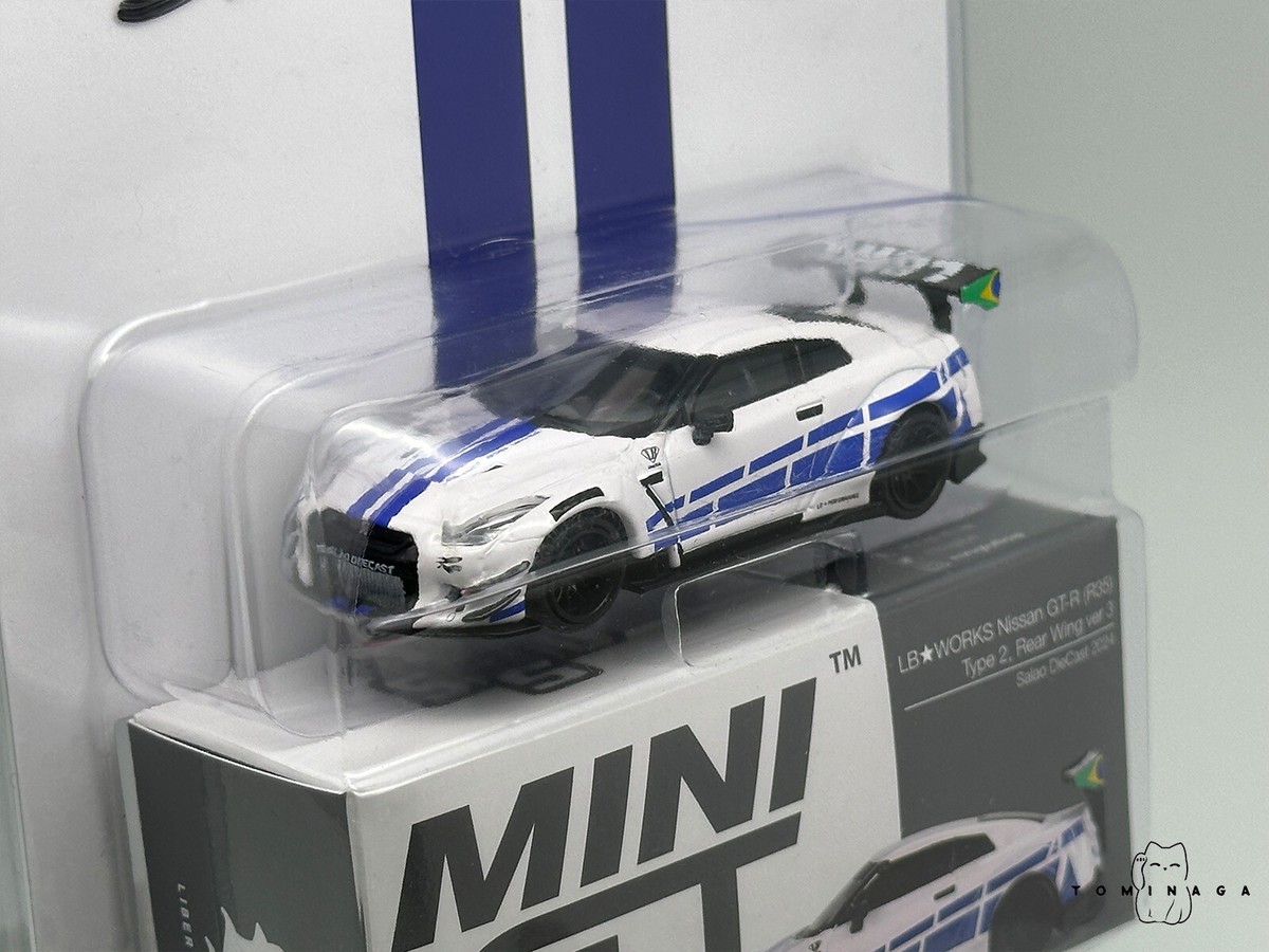 Mini GT 718 LB WORKS Nissan GT-R R35 Type 2 Rear Wing Ver 3 Salao