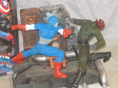 captain america, model kit ,toybiz, MARVEL superhero | eBay