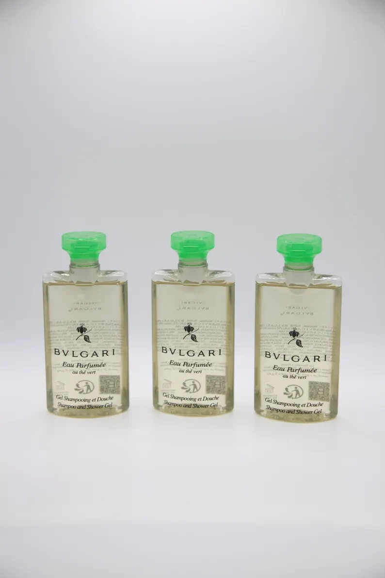 BVLGARI au thé Vert ( Green Tea ) Shampoo & Shower Gel -2.5 Fl oz