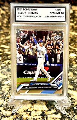 2024 Topps Now - World Series Freddie Freeman #866 /39681 for sale