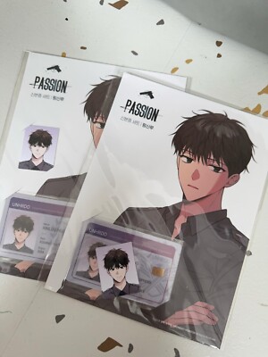MANHWA BL PASSION UNHRDO ID PHOTOCARD GOODS MD OFFICIAL SEALED SET