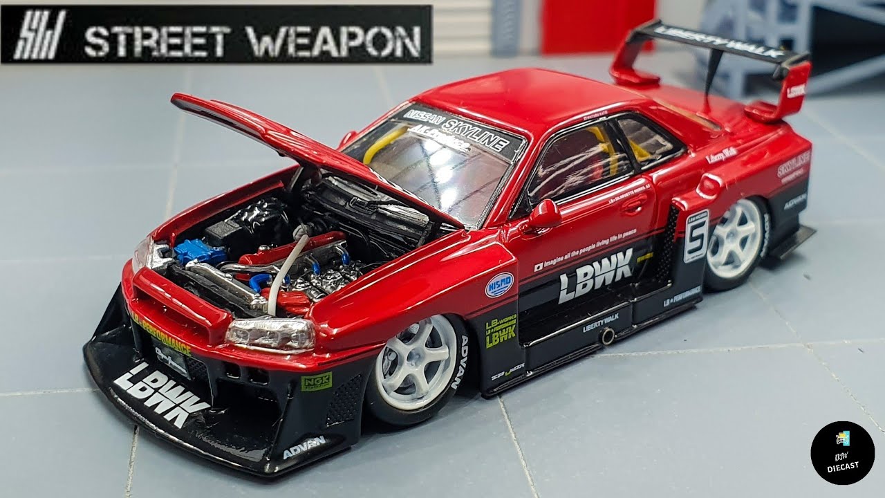LBWK ER34 Nissan Skyline Super Silhouette by Street Weapon x Ghost