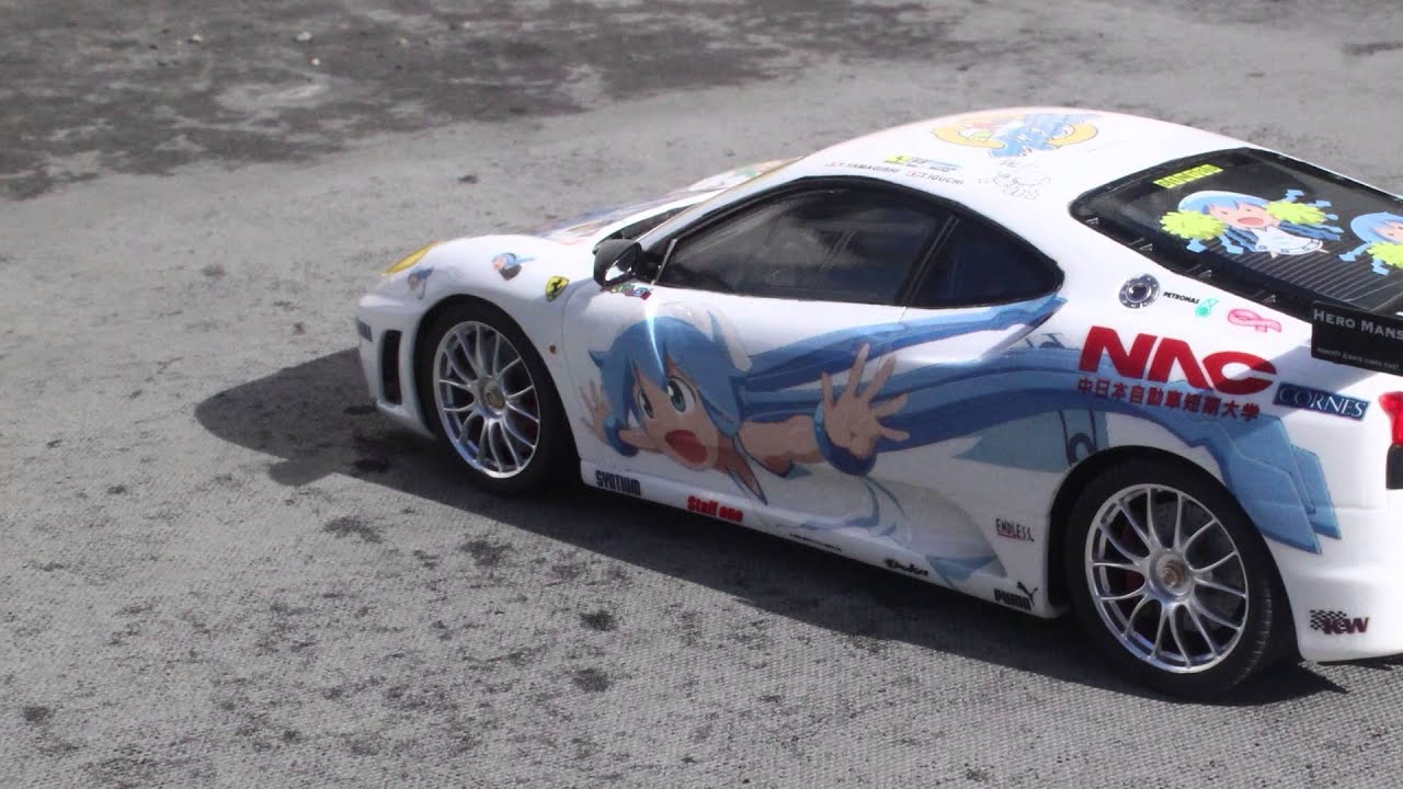 PACIFIC NAC イカ娘フェラーリ'2012 SUPER GT（フジミ1:24） - YouTube