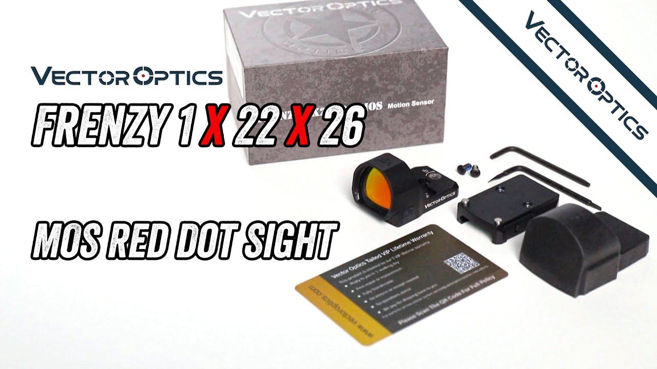 VECTOR OPTICS Frenzy 1x22x26 MOS Red Dot Sight