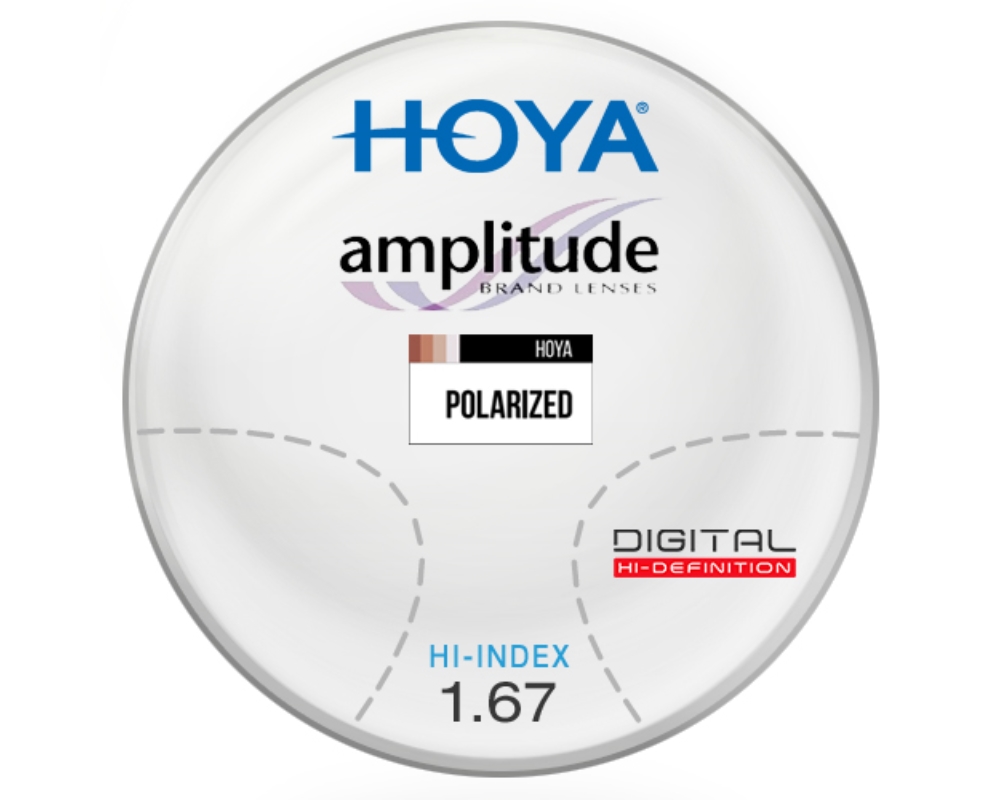 Hoya Hoya Amplitude BKS | Polarized | Hi-Index 1.67 | Progressive