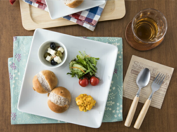 楽天市場】角皿 24.8cm 正方形 日本製 陶器 食器 洋食器 白い食器