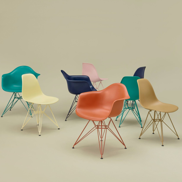 ハーマンミラー正規販売店】イームズプラスチックアームシェルチェア