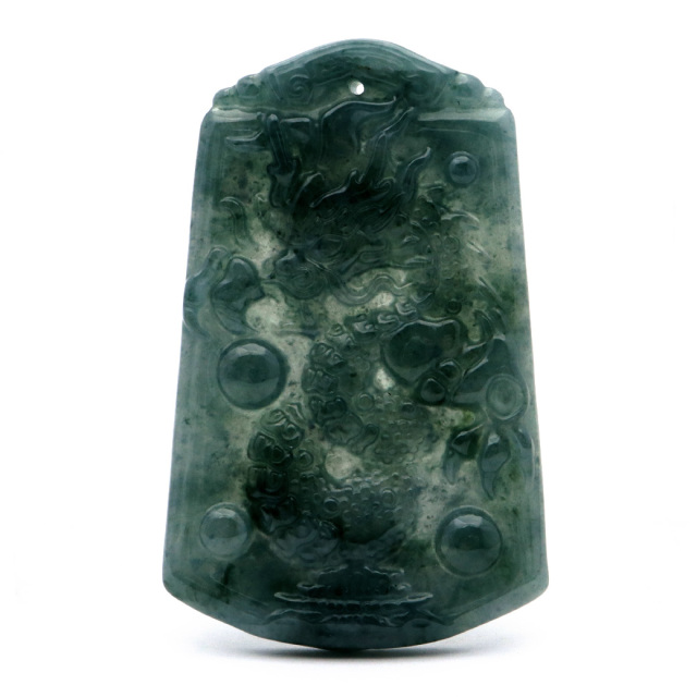 龍 翡翠 グアテマラ産 ペンダント トップ用 素材 ルース バチカン無し