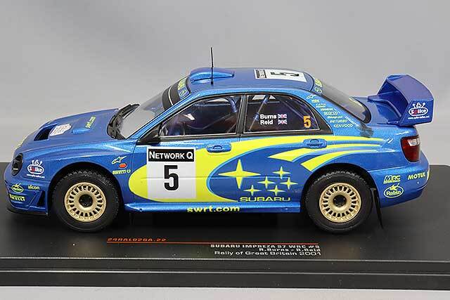 イクソ 1/24 スバル インプレッサ S7 WRC 2001 グレートブリテン