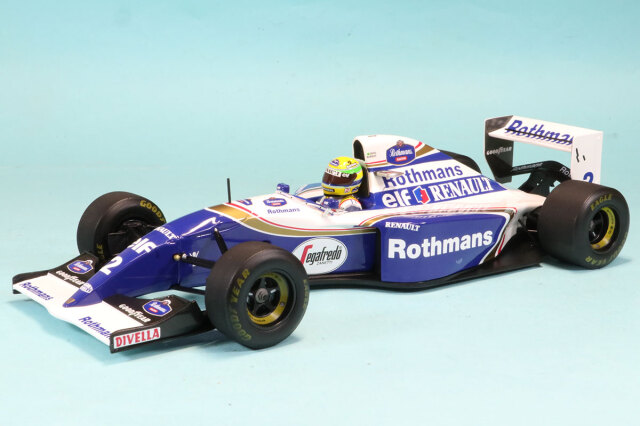 予約] ミニチャンプス 1/18 ウィリアムズ ルノー FW16 A.セナ
