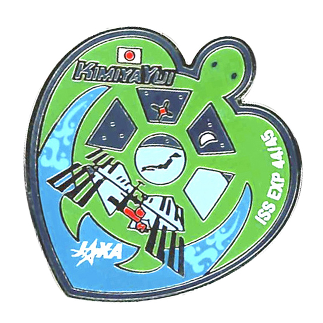 JAXAオフィシャルグッズ】ISSミッションバッヂ(油井宇宙飛行士第44/45
