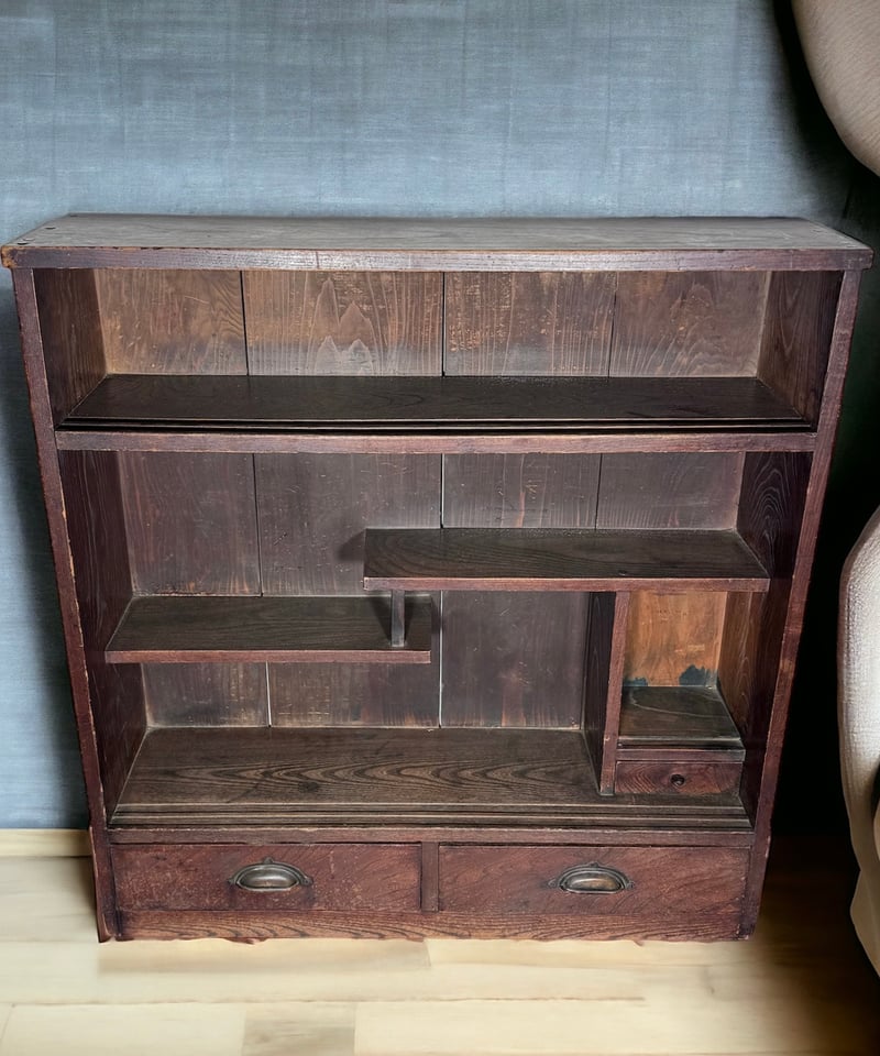 茶箪笥 和タンス 和風キャビネット 飾り棚 収納棚 木製 ラック 和家具
