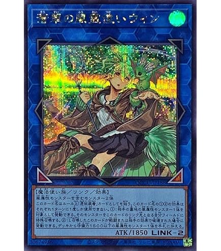 Amazon.co.jp: 遊戯王カード 蒼翠の風霊使い ウィン(25th シークレット