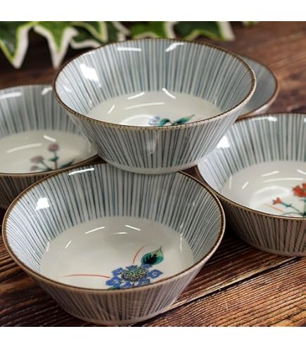 Amazon.co.jp: たち吉 小鉢 器 工芸 3点 和食器 蓋付き 箱付き 色絵