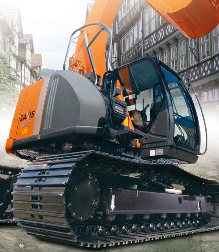 中型油圧ショベル - ZX135US-3 - HITACHI Construction Machinery