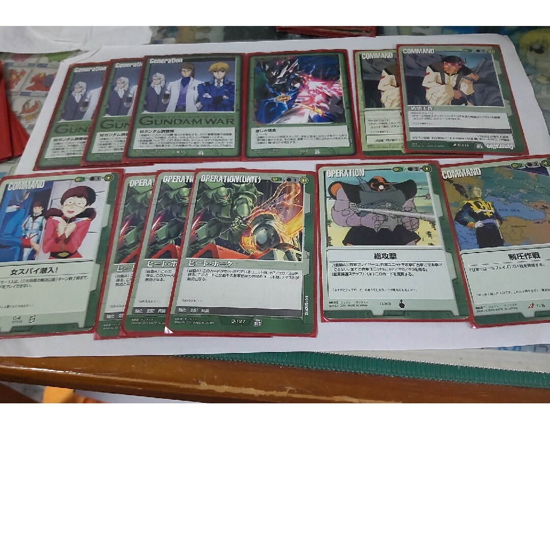 ガンダムウォー デッキ 緑ウィニーの通販 by らくま's shop｜ラクマ