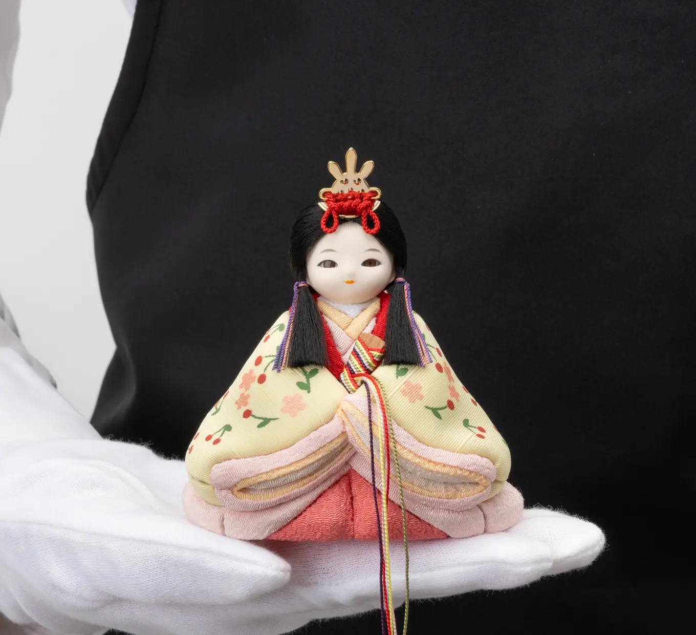 雛人形「ことこと さくらんぼ（衝立式屏風）」｜雛人形の通販 ふらここ