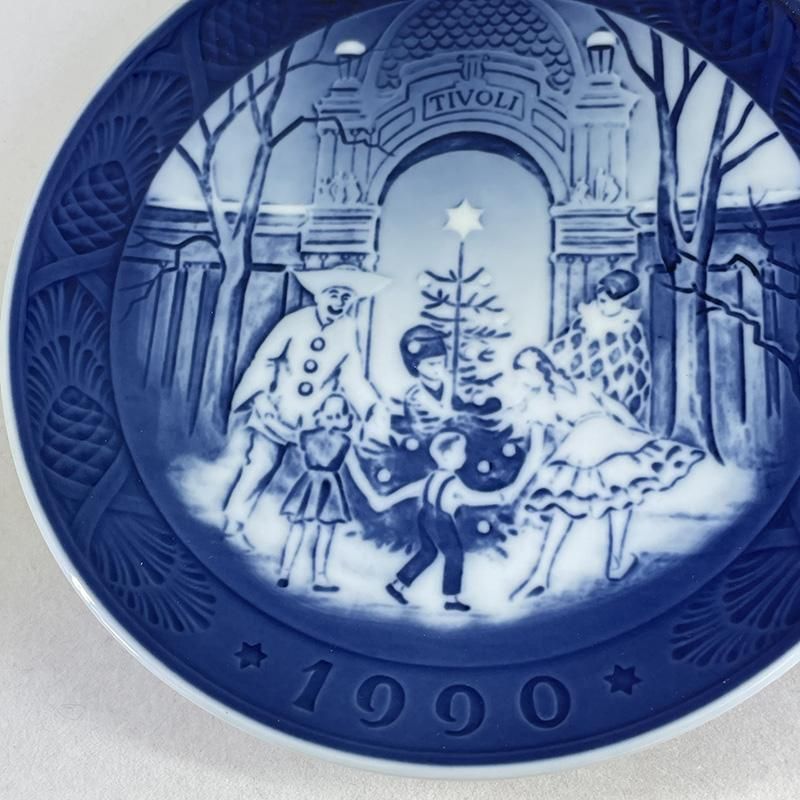 デンマーク製チボリ公園クリスマスイヤープレート