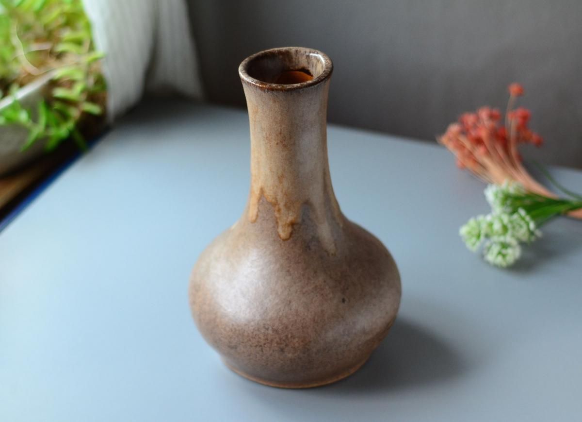 ヴィンテージ ドイツ製 ミッドセンチュリー 陶器の花瓶