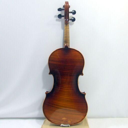 チェコ製 バイオリン Antonius Stradivarius モデル 4/4 裏板1枚 赤系