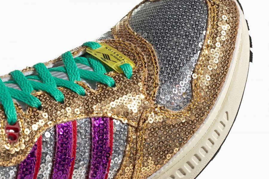 First Look: WMNS adidas ZX 6000 Sequins Covered Upper
