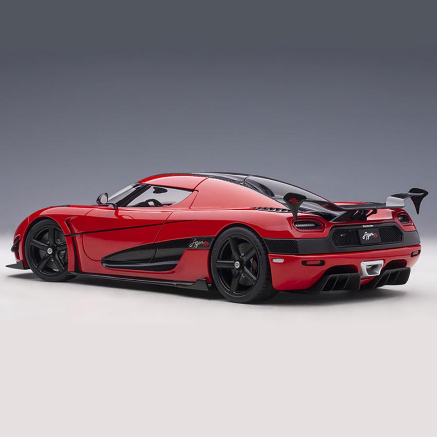 ミニカー 1/18 ケーニグセグ アゲ―ラ RS レッド カーボンブラック