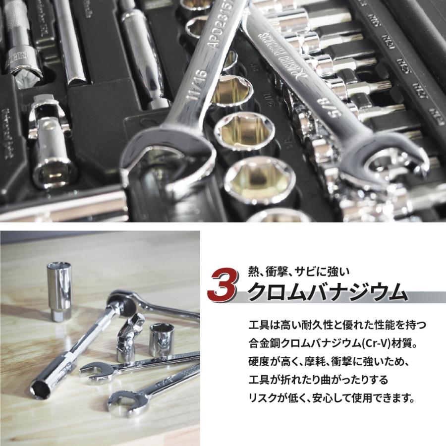 アストロプロダクツ（ASTROPRODUCTS） ツールセット インチ 48点組