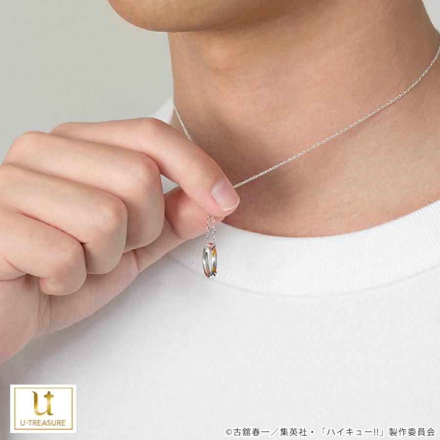 ハイキュー!! グッズ ネックレス リングネックレス 烏野高校 シルバー