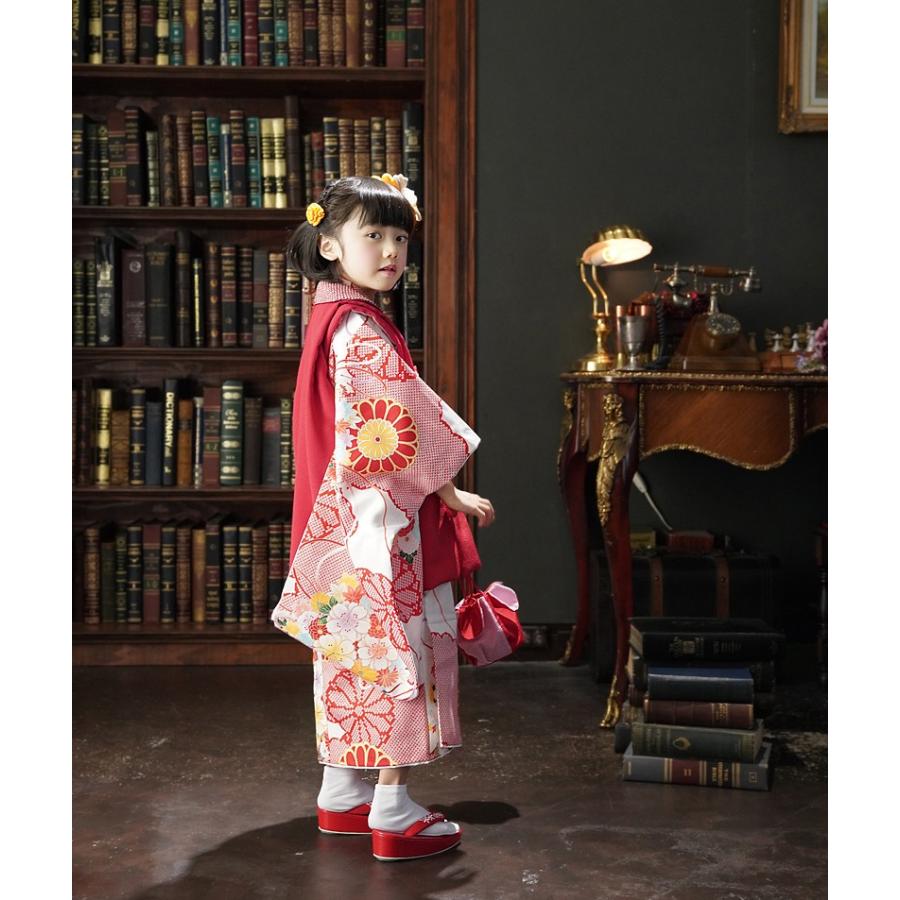 京都瑠璃雛菊 七五三 着物 3歳 フルセット 購入 女の子 三才 被布 子供