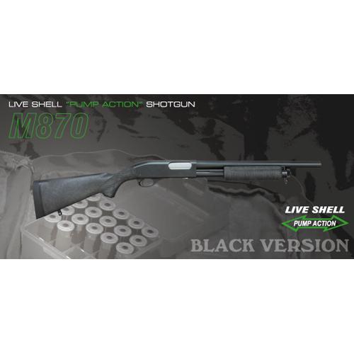 マルゼン M870 BV ブラック バージョン（ガス ショットガン） : HBLT