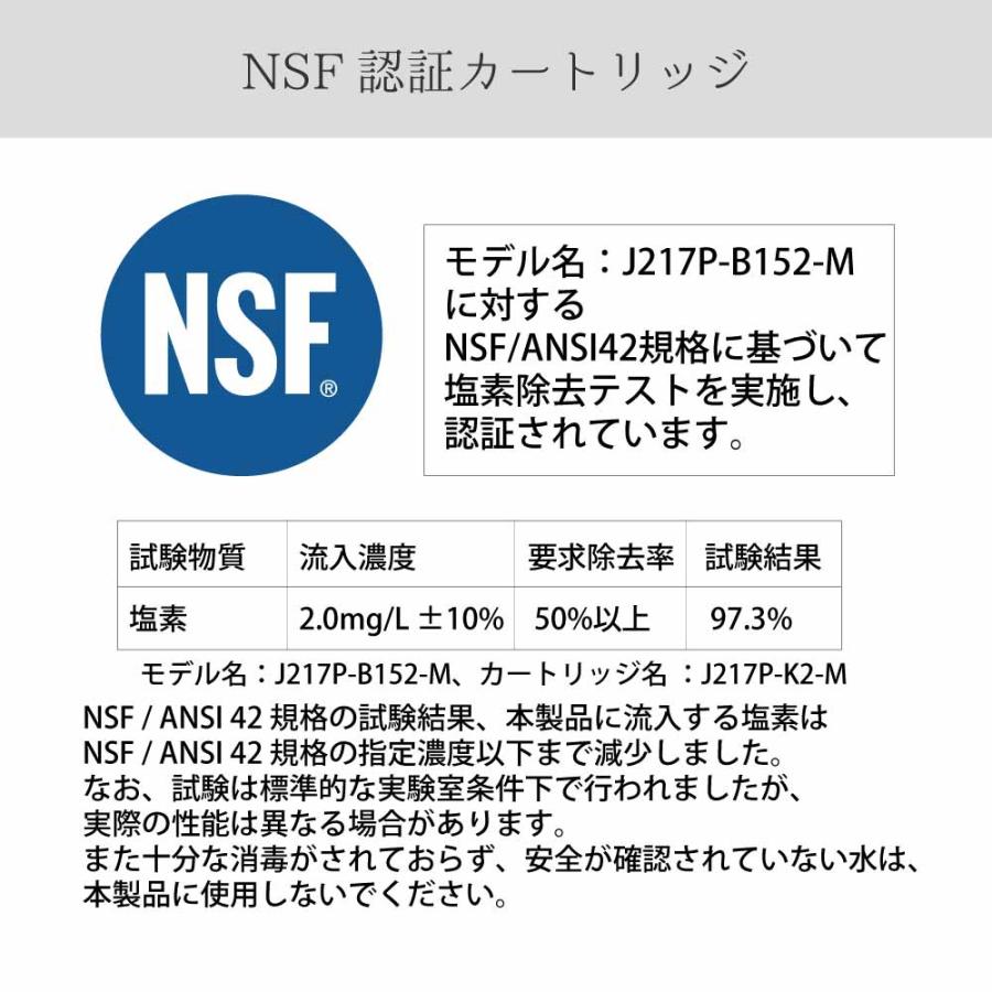 水生活製作所 磨水5 PFAS 除去 ビルトイン 交換用 浄水器 フィルター