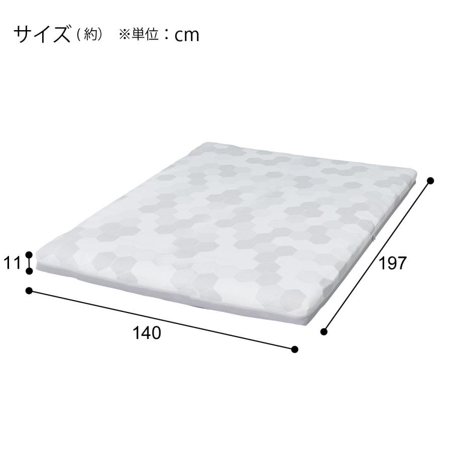 ニトリ（NITORI） 通気性の良い高反発ダブルマットレス(Nスリープ