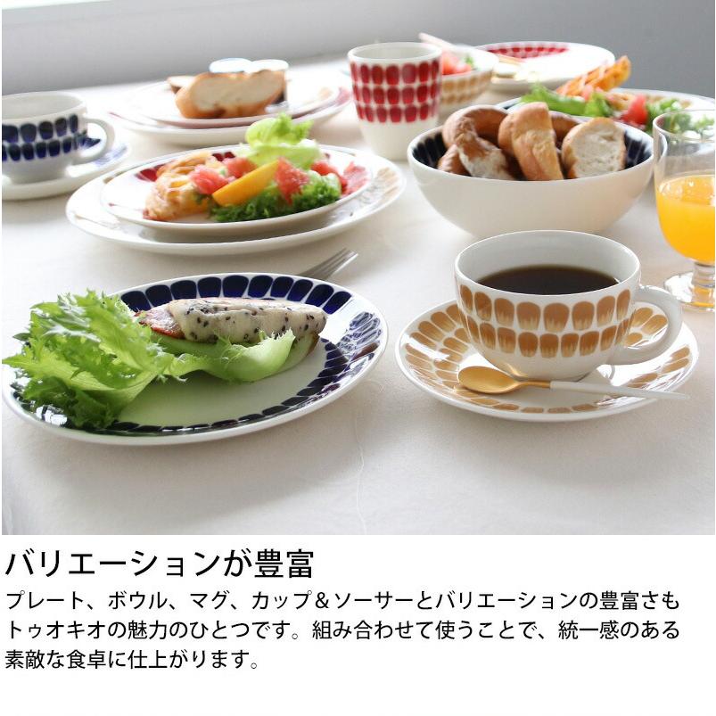 24h トゥオキオ アラビア プレート 26cm レッド Tuokio 北欧雑貨 食器