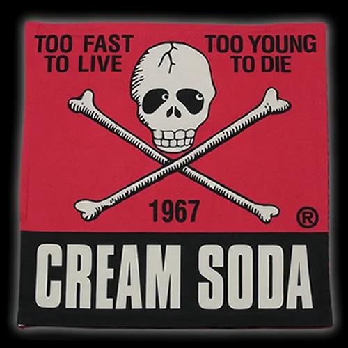 クリームソーダ（CREAM SODA） ◇CS 角ドクロクッションカバー
