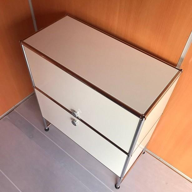 USM USM Haller ハラーシステム 1列3段キャビネット フリップアップ