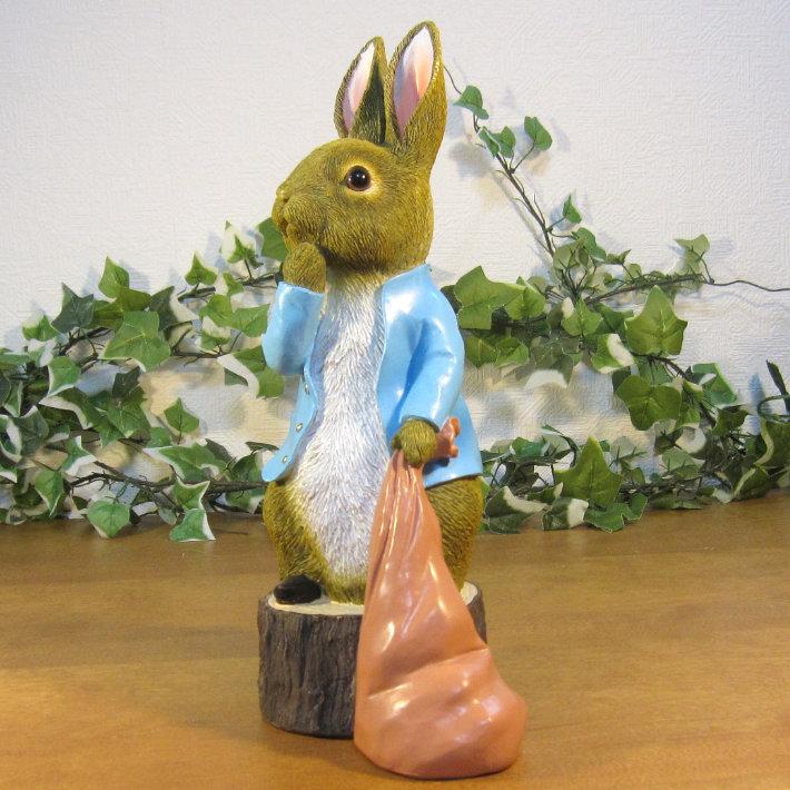 置物 動物 可愛い ピーターラビット スカーフ ピーター うさぎ ウサギ